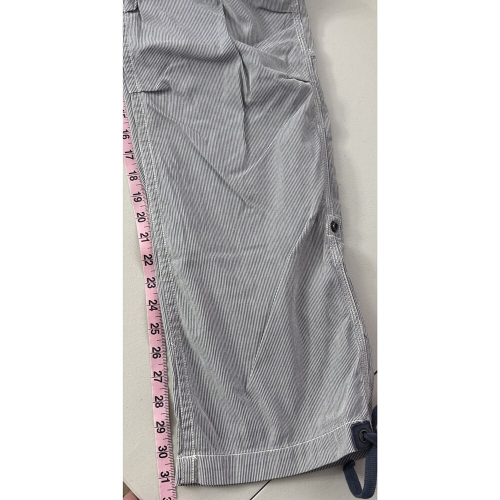 American Eagle Blue White Striped Pants Women’s Size 10 Vintage? - Picture 11 of 16